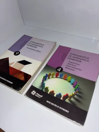 Kit de 2 Livros JUNTOS - Fundamentos de Matemática Elementar (AMBOS EM ÓTIMAS CONDIÇÕES)