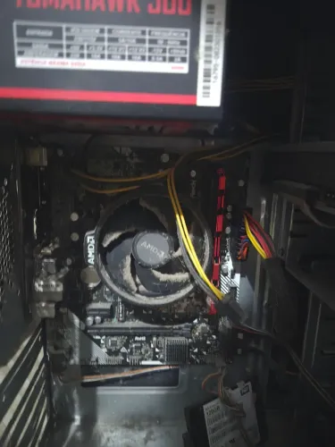 Placa mae a320m as rock + ryzen 3 3200g