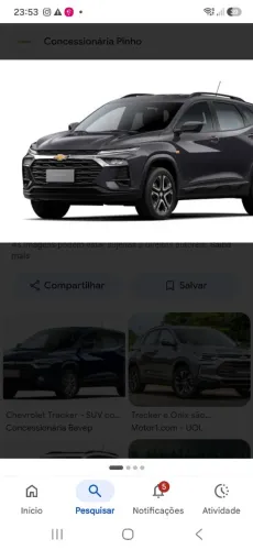 Kit 4 pneus chevrolet tracker