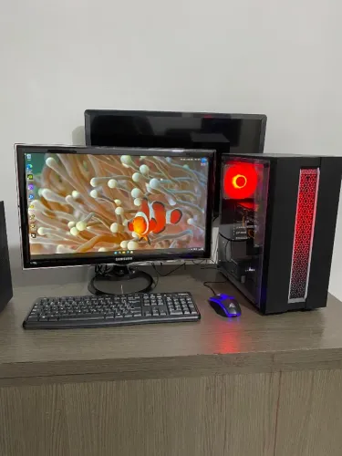 Computador Gamer Intel core i7 7700 16gb ddr4 Radeon Rx 580 8gb Gigabyte