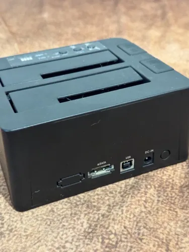 Dock Station HD Externo Duplo - Leitor Duplicador USB 3.0