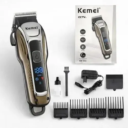 Maquina de cortar cabelo profissional kemei- 1933