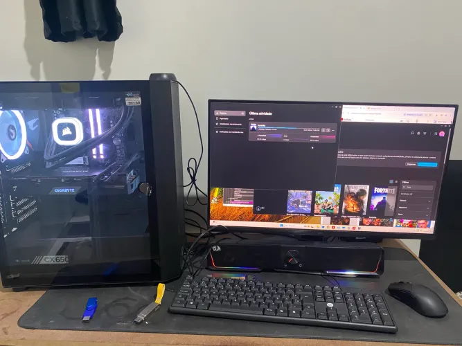 Pc gamer ryzen 7 5800x Monitor 27p