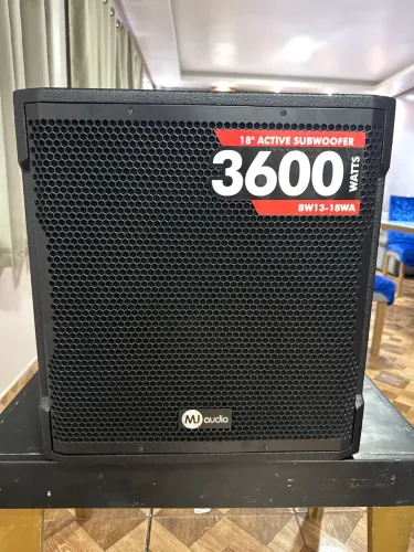 SUBWOOFER ATIVO MJ AUDIO 18? - BW13-18WA | 3600W
