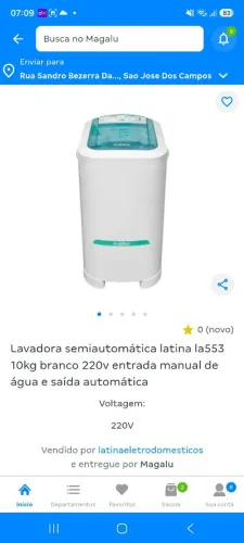Tanquinho Latina LA 553