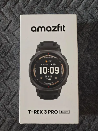 Amazfit T-rex 3 Pro Smartwatch 44mm Tela 1.32 Silicone Preto