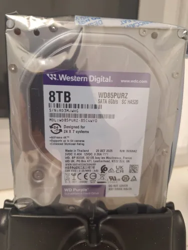 HD Purple Wester Digital 8 TB - C/ Garantia