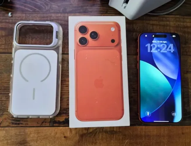 iphone 17 Pro Max 512gb praticamente novo, ainda na garantia