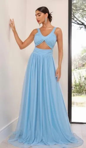 Vestido de festa longo