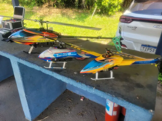 Helimodelo classe 450 com carenagem 