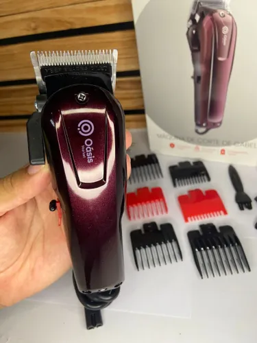 Máquina de Cortar Cabelo sem Fio Vinho - Oásis OIH-5110 an5