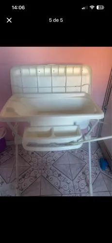 Banheira com trocador menina