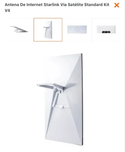 Antena De Internet Starlink Via Satélite Standard Kit V4