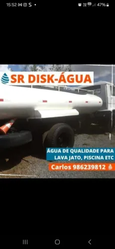 Agua para piscina,lava jatos etc