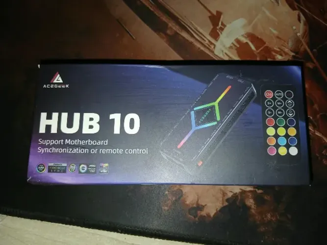 Controladora de Fans ARGB e PWM ACEGEEK Hub 10