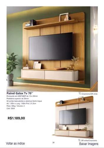 Painel Galax Tv 70"
