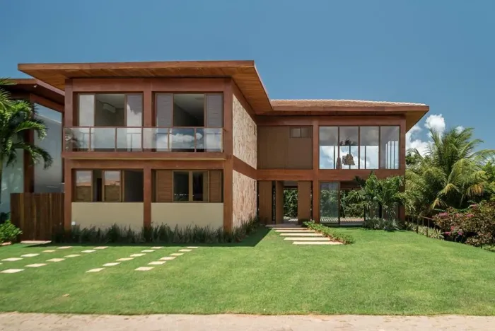 Enseada do Castelo Praia do Forte, 475m², 6 Suítes, Piscina de 66m², Acabamento em Mármo