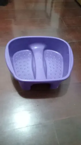Bacia de pedicuri com pedestal 