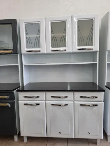 Armário de cozinha aço novo