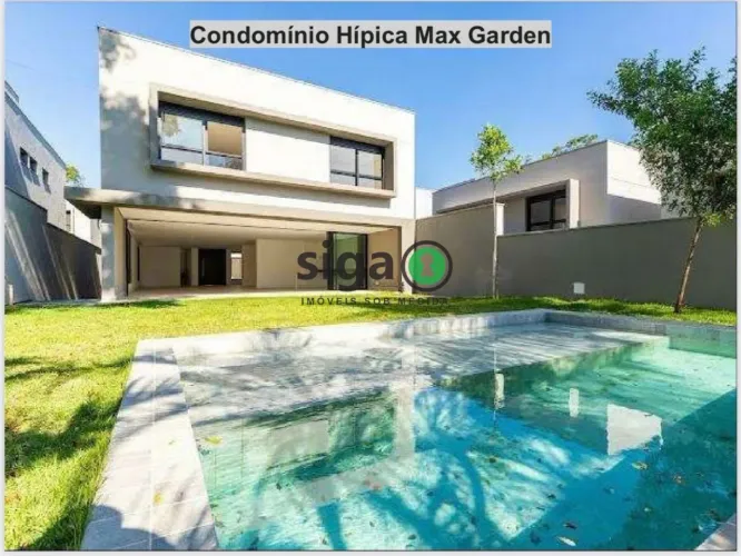 Casa em condomíno com 4 suites, 6 vagas e infra para elevador, na Chácara Santo Antonio a