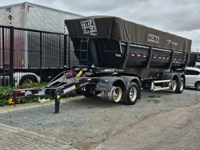 Dolly + Parte Traseira Rodocaçamba Noma Titanium Ano 25 0km Sem pneus Pronta ENTREGA