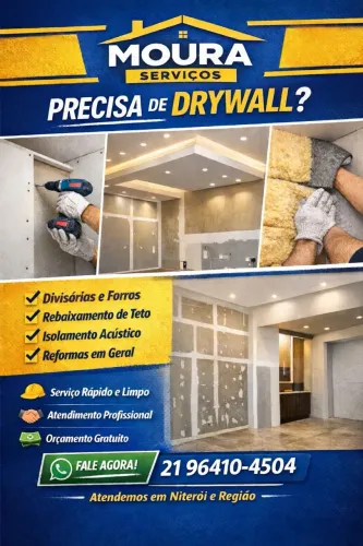 Gesseiro montador de drywall 