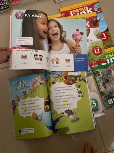 Easy Link L1 até L5 - Student Book & Workbook + Qr Code