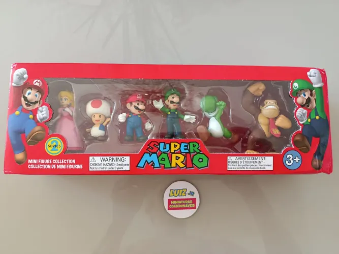 Super Mario - Caixa box com 6 unidades