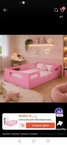 Cama infantil montessoriana