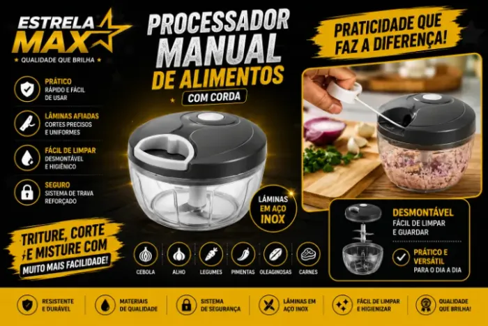 PROCESSADOR MANUAL COM CORDA