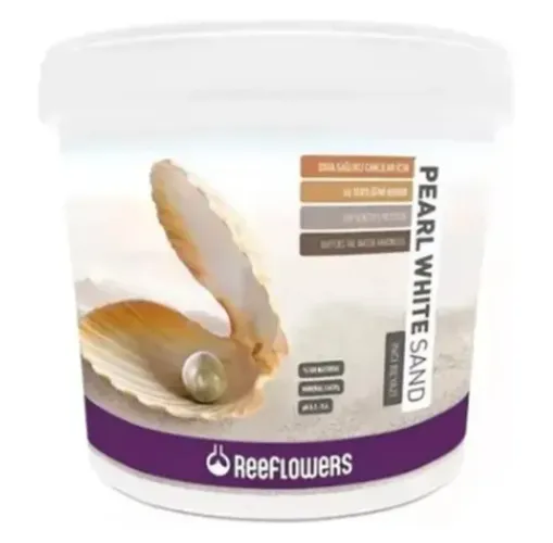 Substrato Reeflowers Pearl White Sand 25kg 0,5/1,0mm Aquário
