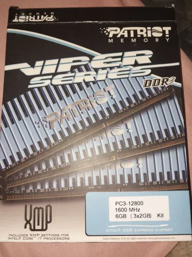 Memória RAM Patriot Viper Xtreme 6 GB( 3X2) VALOR NEGOCIÁVEL