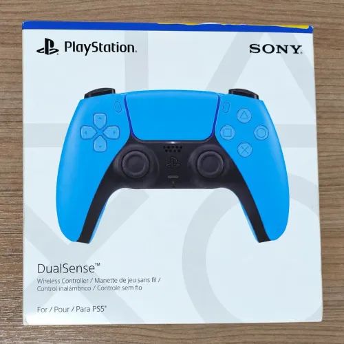 Controle Sony DualSense PS5 Azul - Original - Novo e Lacrado