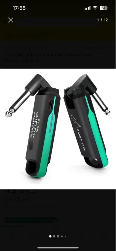 Transmissor Wireless Swiff Audio WS-70 (Guitarra, Baixo)