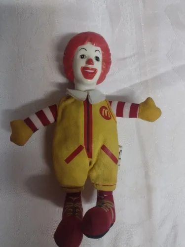 Boneco promocional Ronald Macdonald ano2001 para coleção