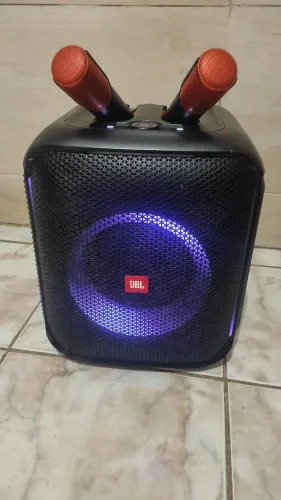 Caixa Jbl Partybox Encore Com Bluetooth Preto 2 Microfone original JBL