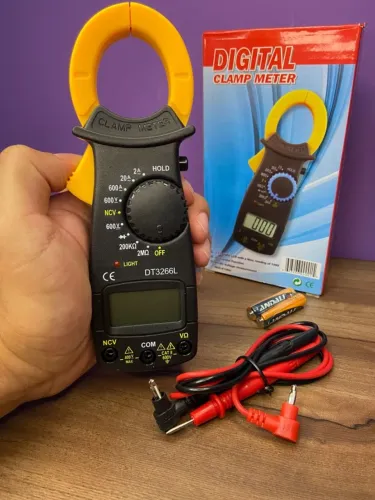 Alicate Amperímetro Multímetro Digital DT3266L DIGITAL CLAMP METER Unity a