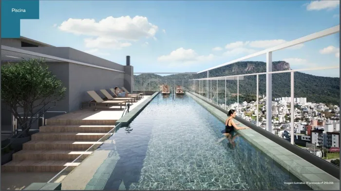 Estudio Atrium Vista com 38.38m2
