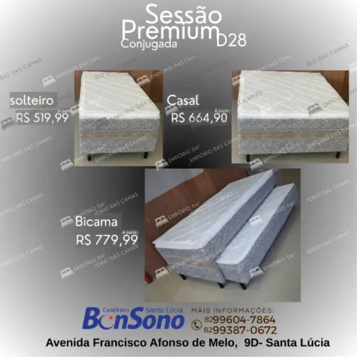 Cama unibox casal solteiro bicama Bonsono pronta entrega