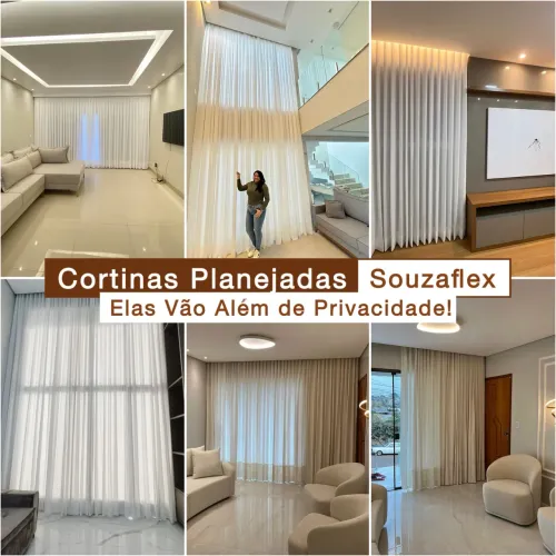 Cortina Elegância do Teto ao Chão