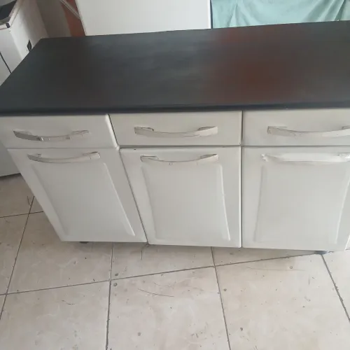 Balcão em aço pra cozinha (entrego)