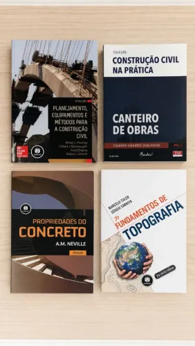 Kit Livros Engenharia Civil | 4 Livros