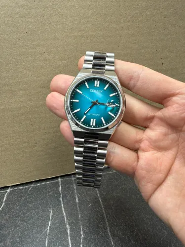 Relogio Citizen Tsuyosa NJ0151-53X - Azul - Automático - Full Set