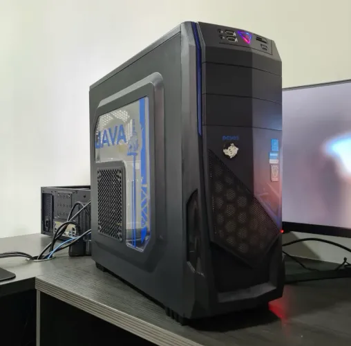 Pc gamer completo Intel i3 7100/12g ddr4 placa de vídeo Gtx 1050