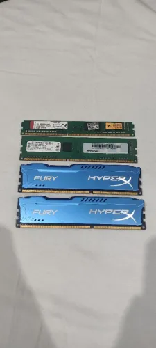 Memórias ddr3 4gb.