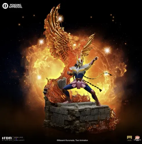 Estátua Ikki de Fenix Deluxe - Os Cavaleiros do Zodíaco - Art Scale 1/10 - Iron Studios