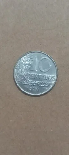 Moeda Antiga 10 Centavos (série Indústrias)