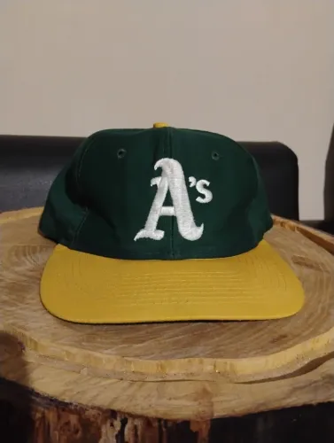 Boné vintage Oakland athletics da eds west signature mlb