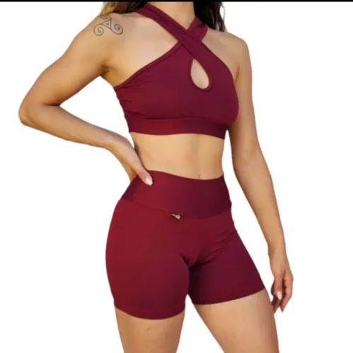 Conjunto Fitness Short e Top
