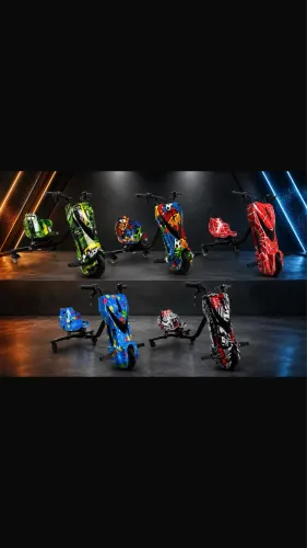 Triciclo elétrico de drift